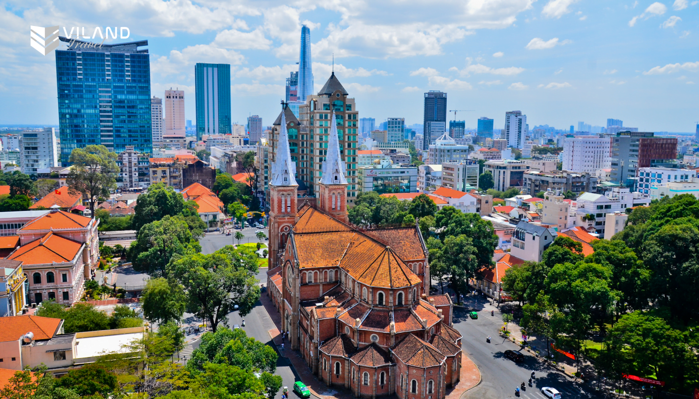 Ho Chi Minh city landscape