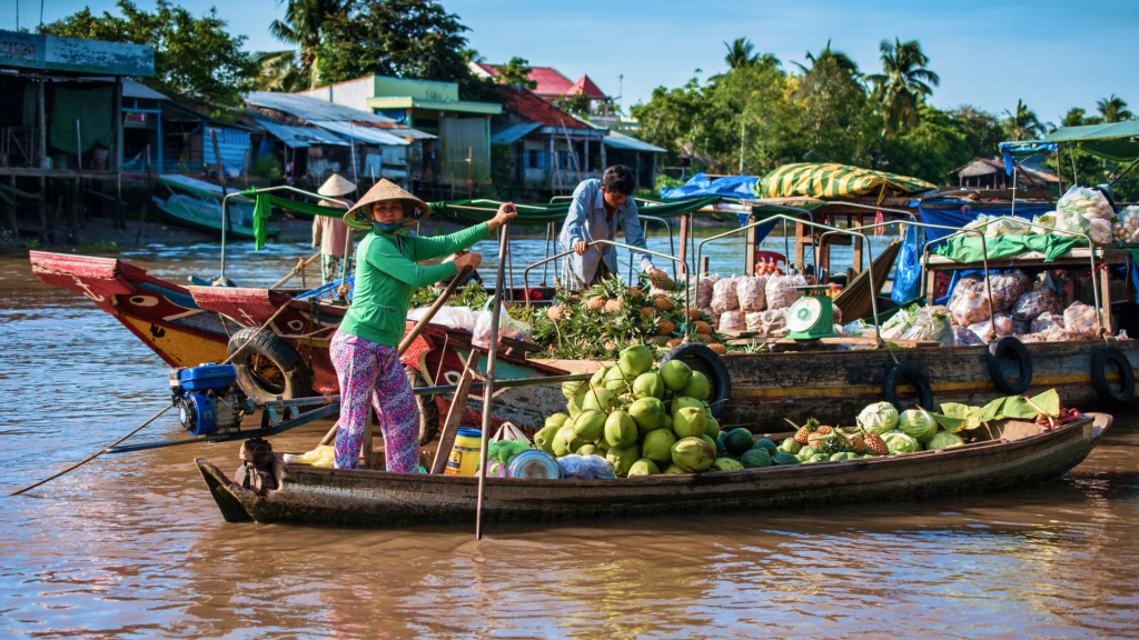 Mekong Delta Cai Rang Floating Market
