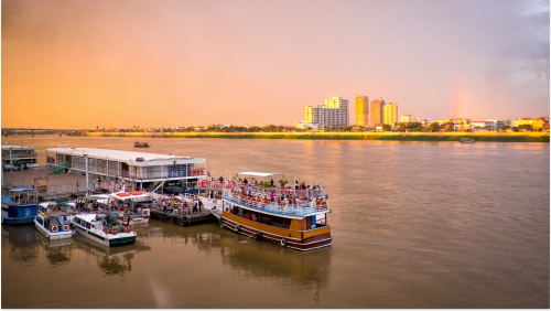 Phnom Penh sunset river cruise