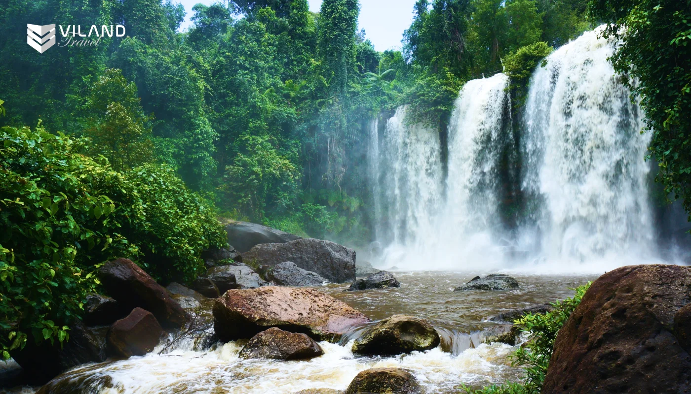 Siem Reap Kulen waterfall